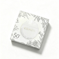 Boîte cadeau de luxe en carton recyclé écologique de qualité supérieure, carrée, 2 cm, avec logo personnalisé imprimé, pour la présentation en magasin et les occasions spéciales