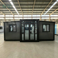Maison pliante facilement assemblable, maison préfabriquée en conteneur, maison préfabriquée moderne largement utilisée, maison mobile de luxe, prix