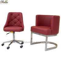 Chaise de salon de beauté moderne Diana avec roulettes pour client, idéale pour la manucure