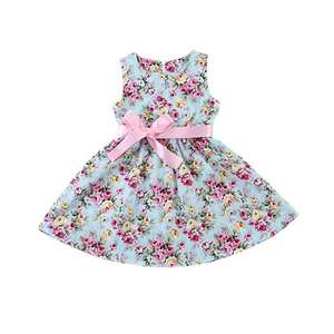 Vestidos de Primavera con Volantes Florales para Bebés Niñas 2019, Vestido de Boutique Infantil de Alta Calidad, Ropa Infantil al por Mayor - Product Image 3
