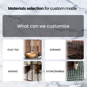 Mosaïque en verre cristal à motifs de pierre d'agate dorée avec <span class=keywords><strong>filament</strong></span> d'or - Product Image 5