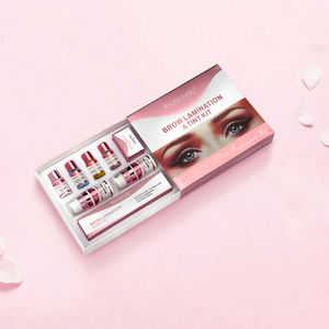 Kit de <span class=keywords><strong>tinte</strong></span> de laminación de cejas Kit de rizador de <span class=keywords><strong>pestañas</strong></span> de fabricación Oem personalizado directo Salón de belleza Levantamiento de cejas Uso doméstico - Product Image 5