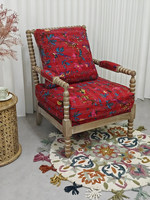 Fauteuil individuel en bois massif de style vintage américain, fabriqué en Chine, célèbre sur internet, pour salon, bureau, mobilier de maison décontracté de designer