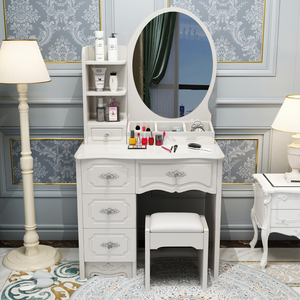 Grande <span class=keywords><strong>commode</strong></span> de luxe miroir de bureau de courtoisie bois <span class=keywords><strong>laqué</strong></span> brillant européen vente en gros pas cher <span class=keywords><strong>blanc</strong></span> chambre meubles hôtels stockage - Product Image 6