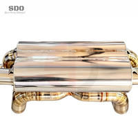 Système d'échappement complet SDO en titane à soupape sous vide pour Ferrari 360 F360 3.6L V8 2001-2005, avec downpipe et collecteur catalytes à haut débit