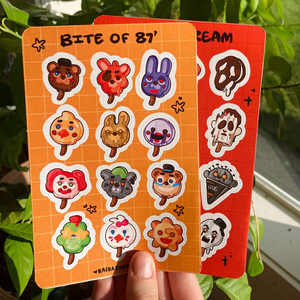 Tùy chỉnh in ấn không thấm nước tùy chỉnh logo thương hiệu Nhãn dán tấm tùy chỉnh A6 A5 A4 Kích thước Vinyl Nụ Hôn cắt Sticker Sheets - Product Image 6