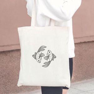 Sac fourre-tout personnalisé, recyclable et réutilisable, en toile de coton, couleur naturelle, avec poche, logo imprimé, sacs de shopping promotionnels personnalisés - Product Image 3