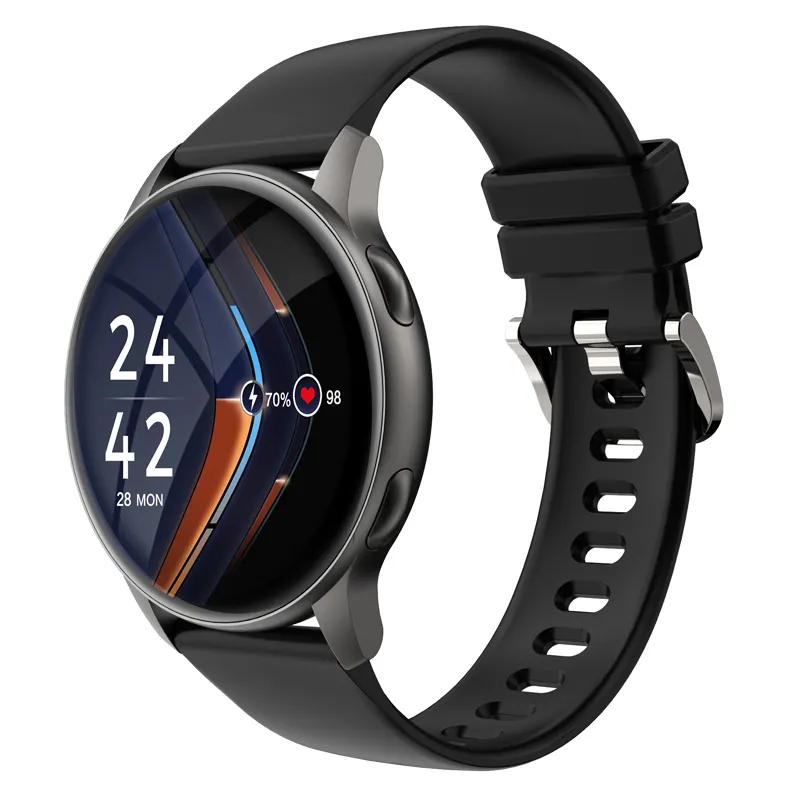 Smart Watch 1.35 AMOLED-Bildschirm 3ATM Wasserdichte Smartwatches Blut-Qxygen-Herzfrequenz messer Smart Watch 24-Haus-Zeitanzeige