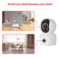 Cámara IP de Vigilancia Inteligente Inalámbrica Wifi 1080P HD con Visión Nocturna y Control por App PTZ de 355 Grados