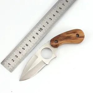 Тактический нож высокой твердости, портативный маленький прямой нож, складной нож для выживания в дикой природе