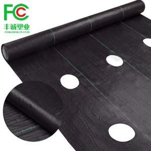 Tissu <span class=keywords><strong>de</strong></span> paysage agricole noir <span class=keywords><strong>aiguille</strong></span> perforée mauvaises herbes barrière tissu tapis <span class=keywords><strong>de</strong></span> lutte contre les mauvaises herbes rouleau résistant à l'herbe - Product Image 1