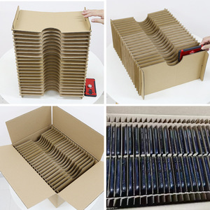 Scatola di Imballaggio Personalizzata Riciclabile Marrone di Alta Qualità con Slot per Cartoncino, Scatola in <span class=keywords><strong>Cartone</strong></span> Ondulato Rinforzato - Product Image 4