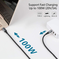 2025 données Sanyconn 100W 5A câbles rapides Type à type-c câble de charge Android 5 ampères Usb Typ C Kabel
