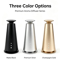 Diffuseur d'arômes commercial pour hôtel, nébuliseur d'huiles essentielles, machine à parfum, commande à distance par application, rechargeable, minuterie pour hôtel, spa