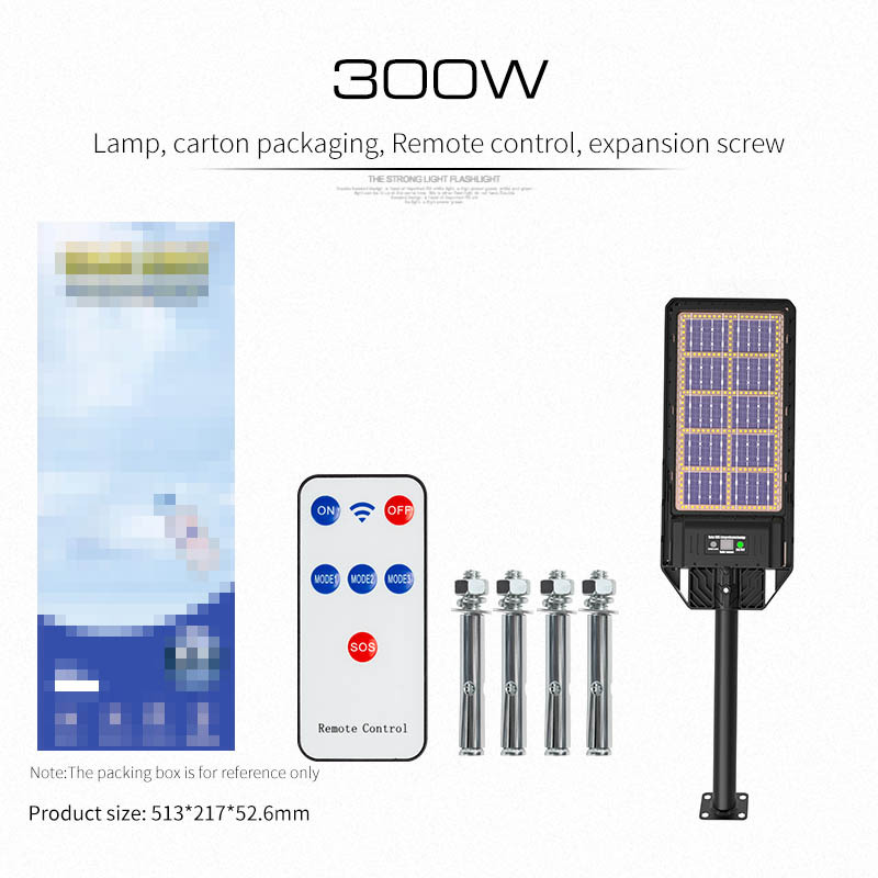 Remote Controller Motion Sensor 300W All in on Double-Sided Garden ...