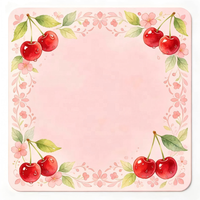 Tapis de mahjong moderne de luxe léger, sur mesure, en caoutchouc, série fruits, exclusif pour l'été