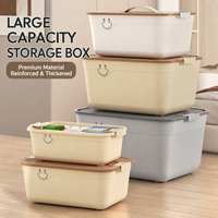 Boîte de rangement de bureau, organiseur de collations et de fournitures diverses, panier à fruits portable en plastique multi-usage à 6 compartiments, rectangulaire avec couvercle pour chambre
