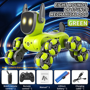 Perro Robot Inteligente con Movimientos Multiarticulados, Sensor Táctil, Educativo, Funciona con Batería, Control Remoto de 8 Ruedas, Juguete de Plástico 1:5 - Product Image 3