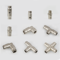 Raccord rapide haute pression en laiton 3/8 pouce pour pulvérisation de refroidissement, humidification de serre et utilisation extérieure