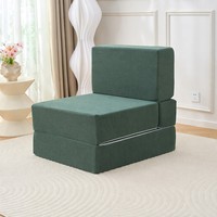 Canapé-lit pliable convertible multi-positions, siège lounge gain de place pour petites pièces