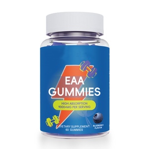 Gomitas EAA al por Mayor, 9 Aminoácidos Esenciales para la Recuperación Muscular y la Síntesis de Proteínas, Suplemento de Alta Potencia para el Entrenamiento - Product Image 1
