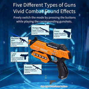 2024 Five Star Venta caliente electrónico al aire libre Batalla Láser tiro <span class=keywords><strong>pistola</strong></span> <span class=keywords><strong>juguete</strong></span> para niños juego de rol entretenimiento para niños - Product Image 6