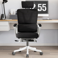 Chaise de bureau pivotante de direction en maille à dossier haut de qualité supérieure pour le personnel informatique – En vente