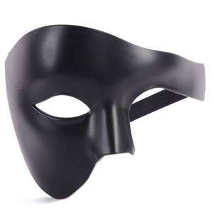 Mascarade Masque Vintage Fantôme <span class=keywords><strong>de</strong></span> <span class=keywords><strong>l</strong></span>'<span class=keywords><strong>Opéra</strong></span> One Eyed Demi Masques Halloween Party Cosplasy Costume Props - Product Image 1