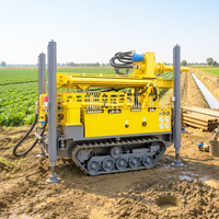 Foreuse tout-terrain sur chenilles de 300 m pour puits profonds et forage d'approvisionnement en eau