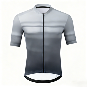 Vêtements de cyclisme unisexes haut de gamme personnalisables, multicolores, respirants, anti-humidité, légers, à manches courtes, pour la course - Product Image 3