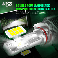 LANSEKO M5S ampoules de phares LED H4 H7 H8 H11 9005 9006 9012 avec puces GC-7537 8000LM Tube en cuivre PCB pour phares de voiture 6500K