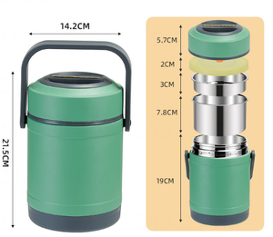 Calentador de Comida Portátil CHRT de Calentamiento Rápido <span class=keywords><strong>para</strong></span> Auto, Camión, Oficina, Viajes, Adultos, Lonchera, Contenedor de Acero Inoxidable - Product Image 5