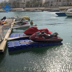 Sistema de Muelle Marina HDPE Azul para Moto Acuática y Elevador de Pontón con Flotador de Acceso Directo, Capacidad de Flotabilidad de 1100 kg - Product Image 4