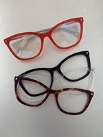 Lunettes interchangeables en acétate, montures optiques, verres