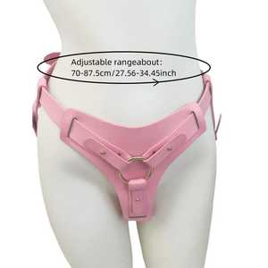 Equipo de Bondage para lesbianas de cuero PU con pantalones con consolador Correa portátil en Dildo <span class=keywords><strong>Les</strong></span> Juguetes sexuales para pareja femenina - Product Image 4