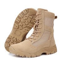 Bottes Tactiques Homme Légères Respirantes d'Extérieur en Cuir Suède Imperméables, Personnalisables OEM ODM