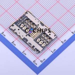 MCS-302S-C1 SIM Card Connector SMD Connector Card Tray Type Nano SIM Card Card Holder With Card Detection - Product Image 2