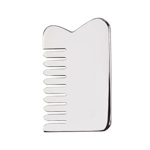 Herramienta de belleza de gama alta, peine de acero inoxidable, tabla Gua Sha, herramienta de masaje corporal, raspador de acupuntura SPA adecuado para masaje en el hogar - Product Image 6