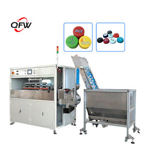 QFW 4カラー自動パッドプリンター、プラスチックキャップ用プリンター、パッド印刷機 - Product Image 1
