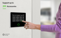 Système d'alarme anti-intrusion Staniot 2G Tuya sans fil, kit de sécurité domestique intelligent 4,2 pouces, capteur de porte portable, détecteur de mouvement Wi-Fi PIR