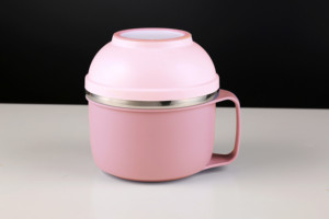 Térmica Acero inoxidable recipiente con tapa de acero inoxidable de fideos instantáneos cuencos para <span class=keywords><strong>restaurante</strong></span> con mango - Product Image 2