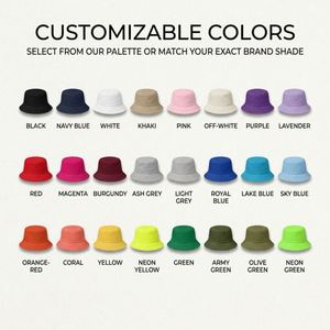 Oem 100% Cotton Bucket Custom Logo Unisex Fisherman Wholesale Outdoor Sun <b>Hat</b> <b>for</b> Promotion Giveaways Events - Product Image 6