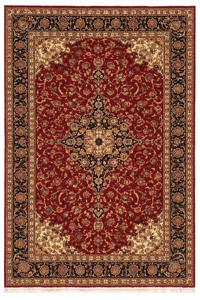 Alfombra de Lana Hecha a Mano de Primera Calidad, Estilo Persa, Geométrica, Lavable, Ecológica, Apta para Mascotas, Pelo Medio, Diseño Tradicional - Product Image 3