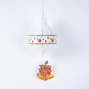 <b>Red</b> White Green Christmas Honeycomb Ball Hanging Decoration Snowflake Decoration Santa Claus Honeycomb <b>Paper</b> Ornaments - Product Image 4