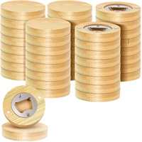 Ouvre-bouteille en bambou, forme créative, gravable, aimant de réfrigérateur, pour cadeau promotionnel de marque