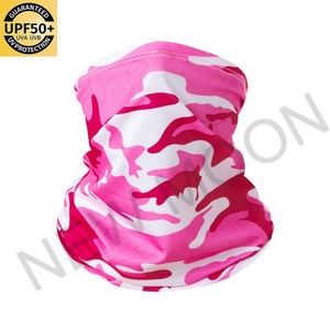 Pañuelo de camuflaje con protección solar para exteriores, máscara de cuello para pesca, ciclismo, toalla facial mágica, protector de cuello deportivo de malla transpirable - Product Image 5