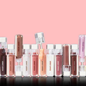 Vente chaude, logo personnalisé, sans marque, pour gloss à lèvres en nude <span class=keywords><strong>caramel</strong></span>, essence riche en noix <span class=keywords><strong>de</strong></span> coco, tube ovale mignon, vendeurs avec pigment brillant - Product Image 6