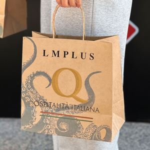 Bolsas de Papel Kraft Ecológicas, Desechables, Reciclables y Biodegradables para Comida para Llevar, con Asas, para Restaurantes - Product Image 4