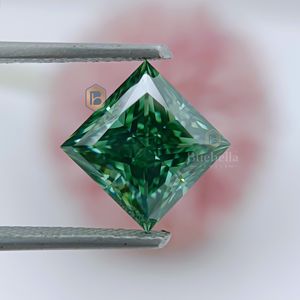 Joyería suelta popular de diamantes certificados de moissanita 1ct-20ct hecha a mano de corte brillante verde con certificados GRA - Product Image 3