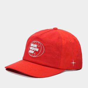 Gorra de Béisbol Snapback de 5 Paneles con Bordado 3D Personalizado con Logotipo OEM, Gorra de Moda de Algodón Rojo con Visera Ligeramente Curvada - Product Image 5